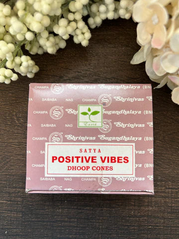 Positive Vibes incense cones