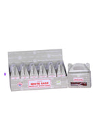 White sage backflow incense cones