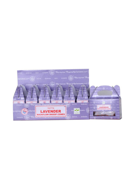 Lavender backflow incense cones